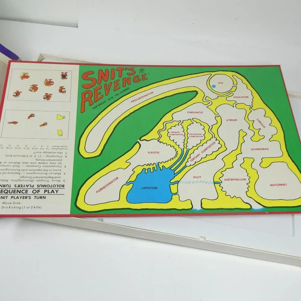 Snit’s Revenge TSR Board Game Vintage 1980 AS IS